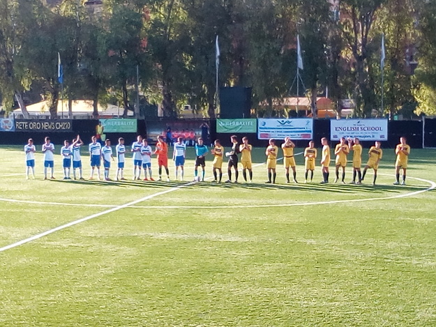 L&apos;inizio del match