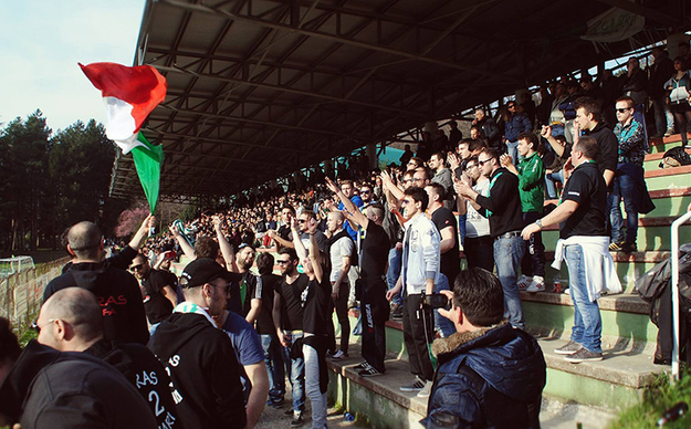 Il sempre presente e caloroso tifo della Visa