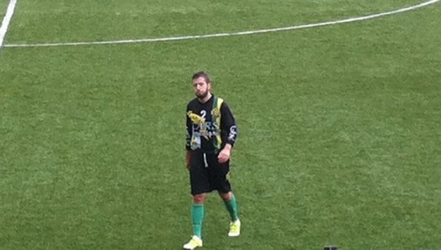 Alessio Agrifoglio nel match con il Nettuno