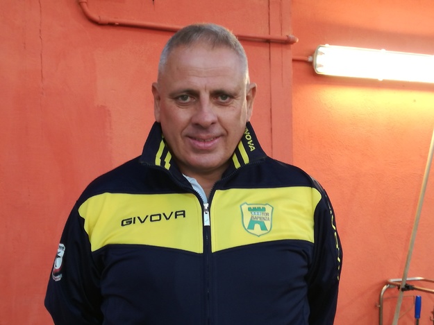 Giuliani, tecnico della Pro Calcio Tor Sapienza