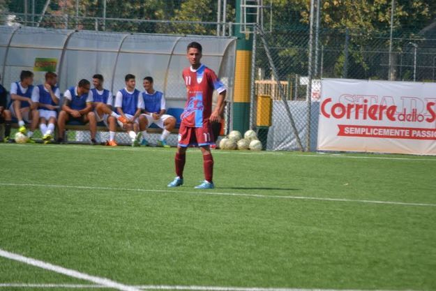 Giustiniani, autore del primo gol del Serpentara