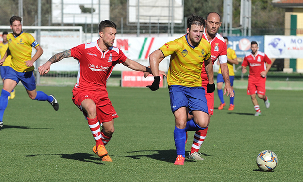 Martinelli durante la passata stagione contro nella sfida contro l Arce (©Del Gobbo)