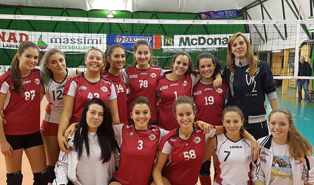 Under 16 del Ladispoli (foto ©volleyLadispoli)