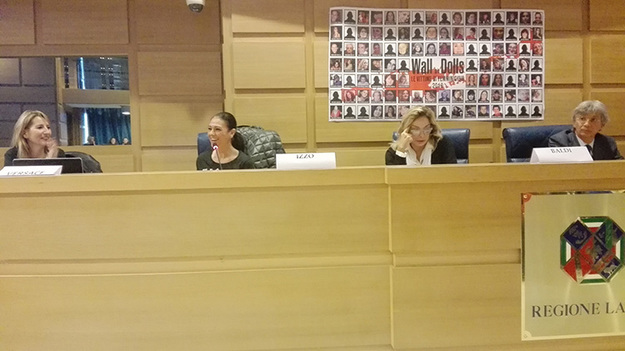 Da sinistra Jo Squillo, Giusy Versace, Simona Izzo, Michele Baldi