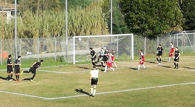 Uno scatto del match del Del Bianco