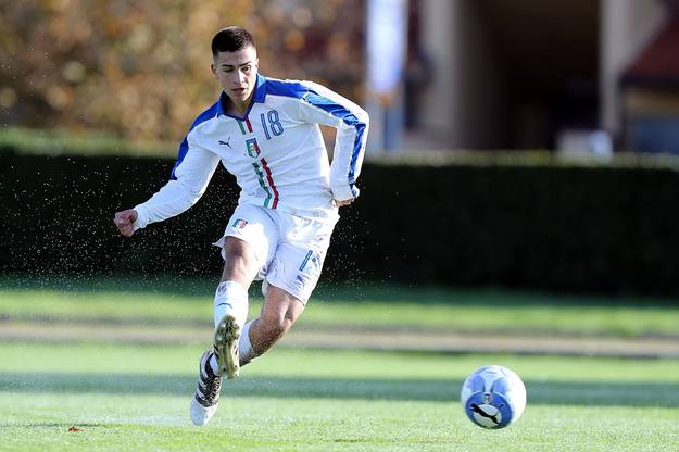 Petrungaro, in gol con la Nazionale © figc.it