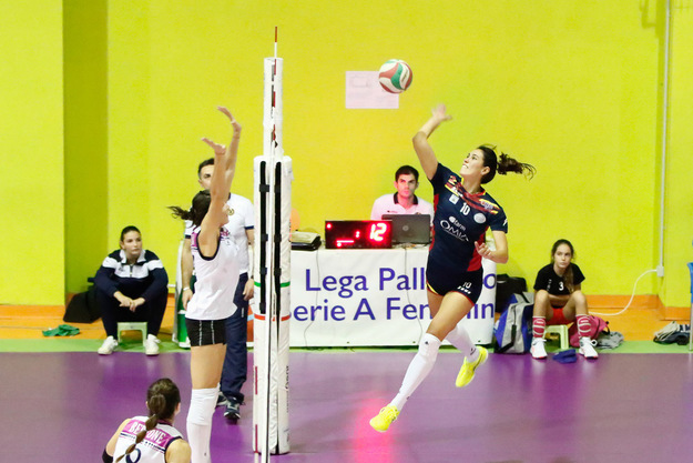 Uno scatto dell&apos;incontro ©Omia Volley