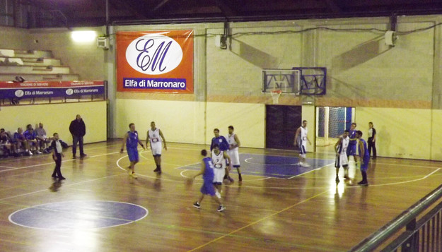 Una fase della gara