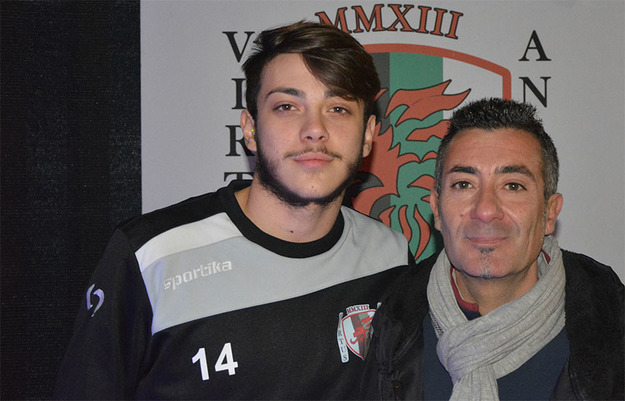 Luca Iacobelli e il ds Claudio Giuggioli