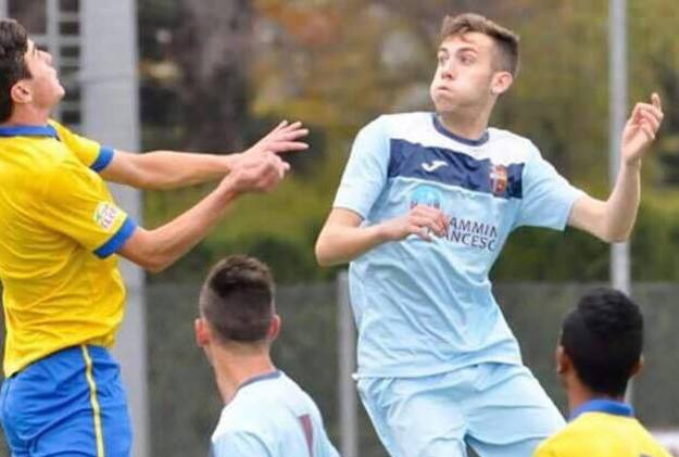 Marcheggiani con la maglia del Rieti