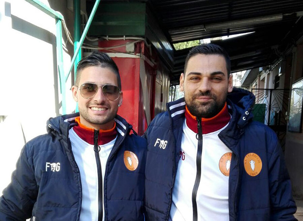 Mister Rossi (a sinistra) ed il vice Sellitto (a destra)