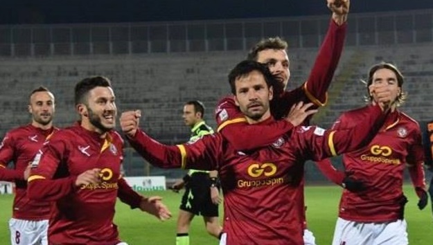 Il Livorno esulta (foto AS Livorno Calcio)