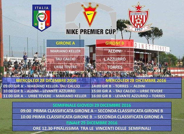Nike Premier Cup, seconda fase