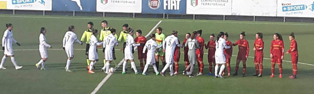 Le squadre ad inizio gara