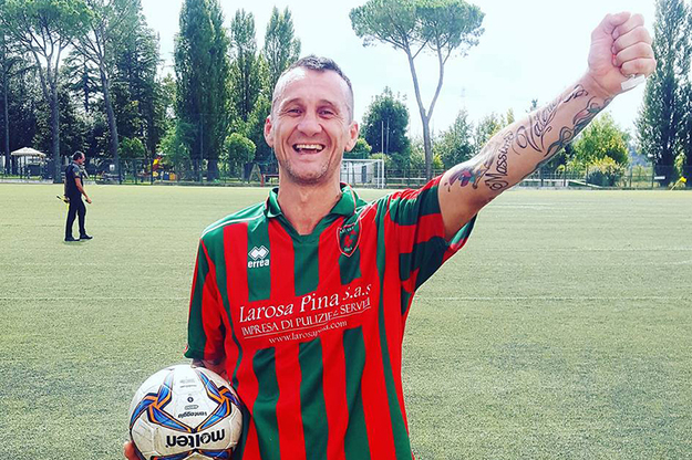 Il bomber del Fidene, Faggetti  ©foto Facebook