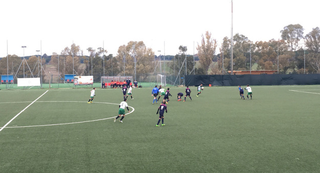 Uno scatto del match