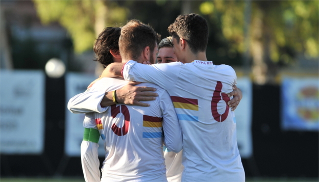 Esulta la Lupa Roma (foto Del Gobbo)