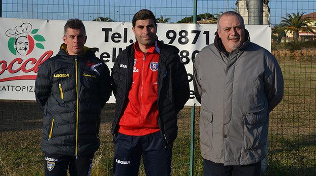Mario Guida (al centro), insieme a Walter Broccolato e Roberto Guerra