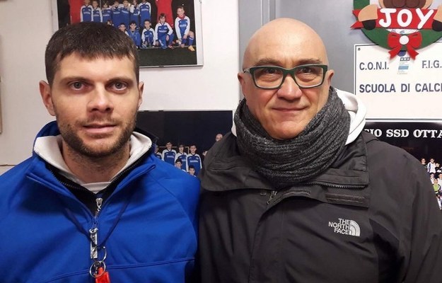 Mister Brunelli con il dg Deli
