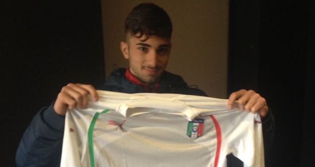 Duca con la maglia della Nazionale LND