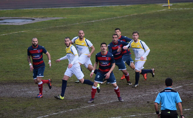 Uno scatto di Calcio Sezze - Sermoneta al Tasciotti
