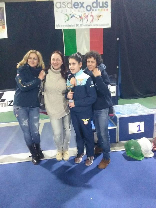 Martina Guerrieri con Giovanna Ciacchi, Elisabetta e Roberta Castrucci