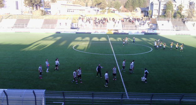 Bianconeri in campo ©Sora Calcio