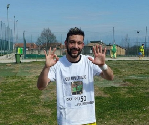 Augusto Raponi, doppietta e 51 gol nei Dilettanti (©Imperoli)