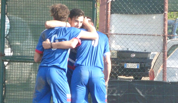 L&apos;esultanza dopo il 4-0 ©Gazzetta Regionale
