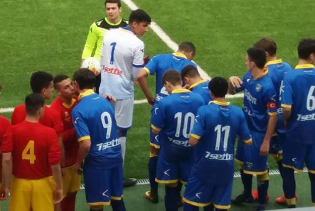 Uno scatto prima dell&apos;inizio della partita