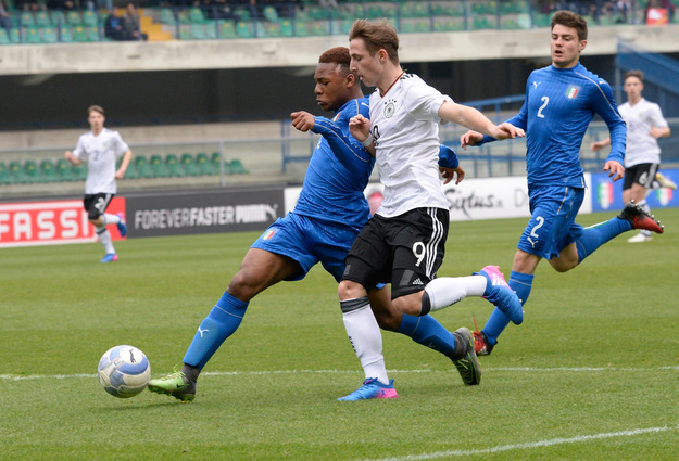 Italia, brutto scivolone contro la Germania © figc.it