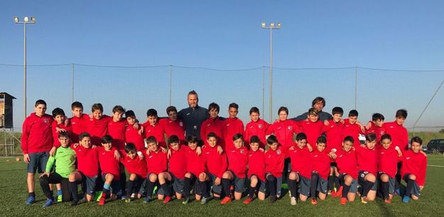 La Selcetta, foto di squadra del tecnico Marzullo e dei suoi ragazzi