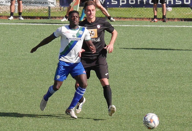 Uno scatto da Monterosi - Nuorese di oggi: i viterbesi hanno pareggiato, ma sono in testa ©Facebook/Monterosi FC