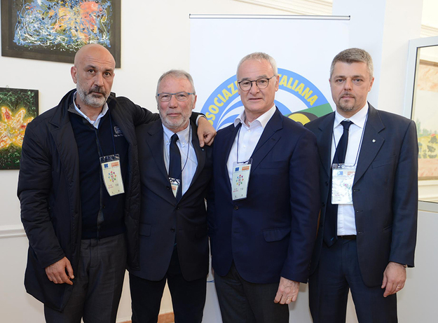 Da sinistra Pirozzi, Roticiani, Ranieri e Lozzi foto © Lori