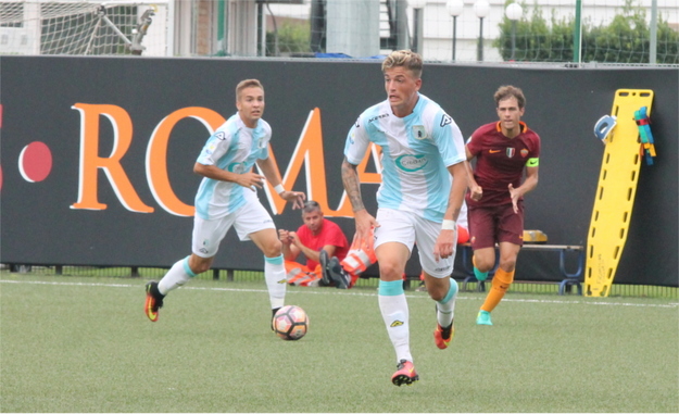 Mauro Semprini, autore del pareggio nella finale d&apos;andata contro la Roma (foto De Cesaris)