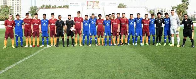 Roma subito applausi contro l&apos;Al Nasr © Facebook DSC