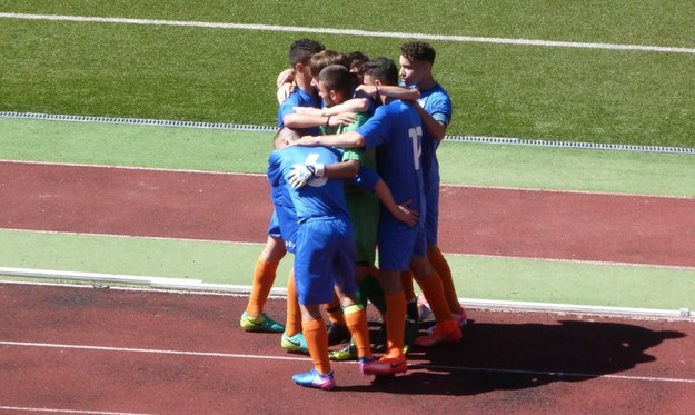 Uno scatto di un&apos;esultanza degli Allievi del Lazio