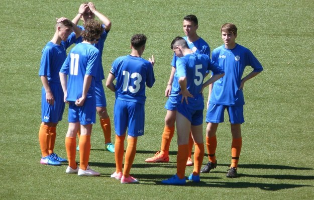 Gli Allievi si preparano alla partita Foto GazReg