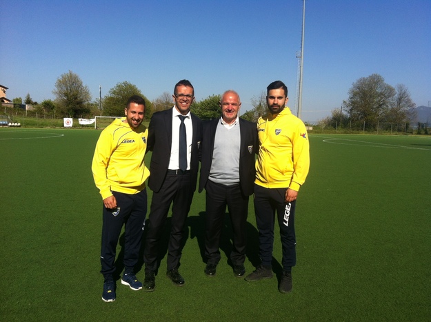 Da sinistra: Francesco Salvati, Paolo Corsetti, Maurizio Penna e Andrea Tumminello (©Gazzetta Regionale)