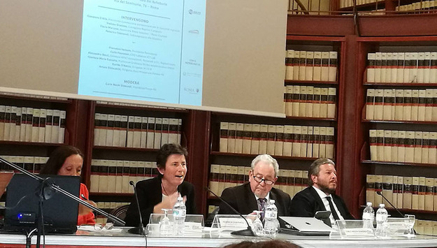Il tavolo dei relatori del convegno (Foto ©Italian Digital Revolution)