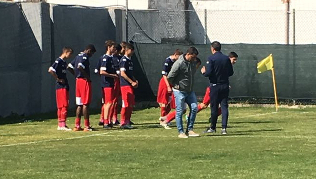 Il Montespaccato in una fase di riscaldamento