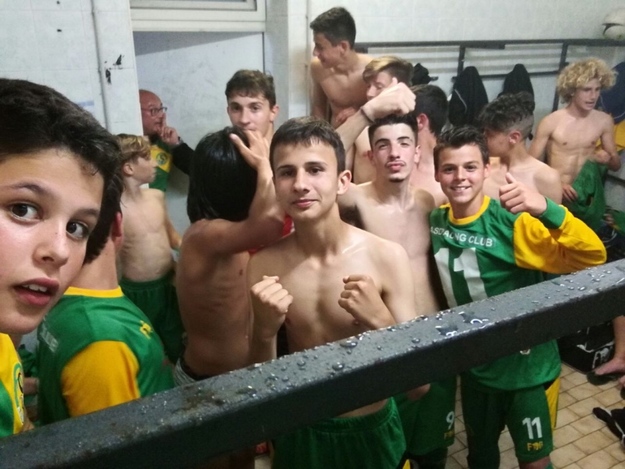 I Giovanissimi dopo la vittoria