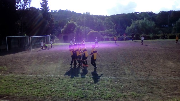 Torneo Galeazzi, l&apos;esultanza della Totti