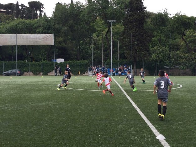 Uno scatto del match