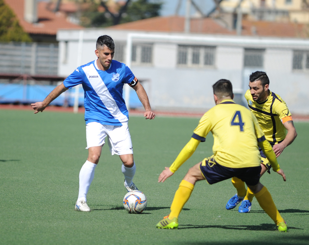 Il capitano biancazzurro, Simone Matozzo (©Del Gobbo)