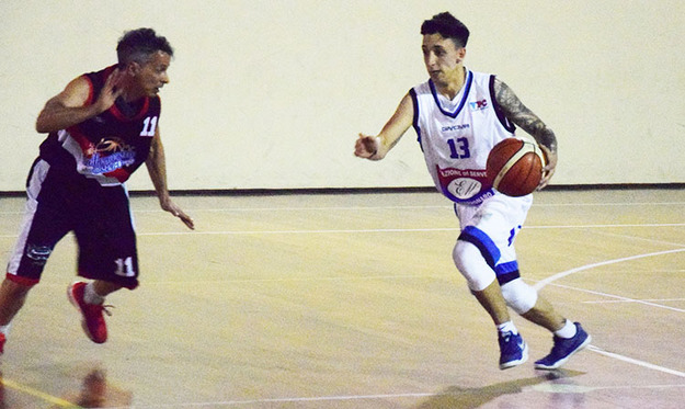 Uno scatto dal match
