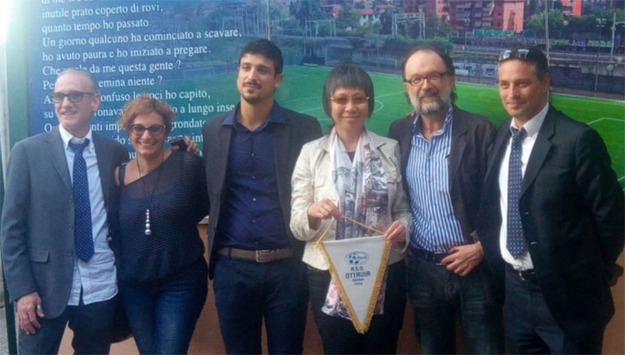 La dott.sa Wang in visita all&apos;Ottavia ©ssdottavia.it