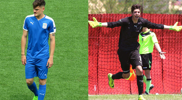 Esposito e Marcianò con la maglia della B Italia