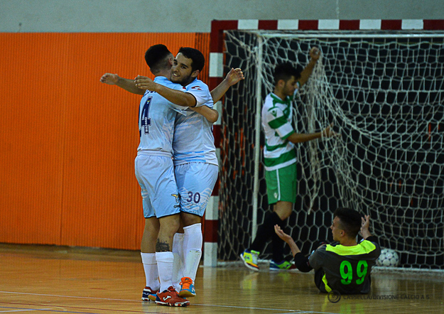 La Lazio esulta dopo un gol
