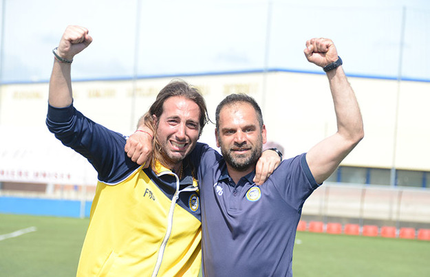 Barba, a destra, con Patrizio Petruzzi ©Lori